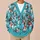 Festive Puppy Snowflake Holiday Scene for Cozy Winter Layering for Women and Teens All-over Print Knitted Cardigan - 6