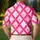 Pink Argyle Golf Style for Country Club Rounds and Preppy Summer Looks for Her Men's Polo Shirt - 5