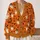 Cute Halloween Pumpkins, Ghosts and Bats for Cozy Autumn Layering, Women’s Seasonal Style All-over Print Knitted Cardigan - 2