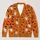 Cute Halloween Pumpkins, Ghosts and Bats for Cozy Autumn Layering, Women’s Seasonal Style All-over Print Knitted Cardigan - 1