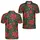 Red Poinsettia Christmas Holiday Aloha Style for Men and Festive Tropical Gatherings Men's Polo Shirt - 2