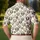 Green Golf Ball Motifs for Fairway Days, Summer Rounds, and Gifts for Women Golfers Men's Polo Shirt - 5