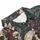Gothic Skull Floral Motif for Equestrian Golf Style and Alternative Women’s Outings Men's Polo Shirt - 6