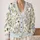 Blue Wildflower And Bumblebee Botanical Motif For Everyday Layering, Women’s Casual All-over Print Knitted Cardigan - 2