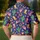 Blue Cactus Cowboy Boots And Horseshoes For Western Country Summer Style For Her Men's Polo Shirt - 5
