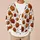Pumpkin Halloween Motifs for Autumn Layering and Festive Everyday Women's Outfits All-over Print Knitted Cardigan - 6