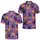 Purple Halloween Cats, Pumpkins and Bats for Spooky Autumn Parties and Festive Fun Men's Polo Shirt - 2