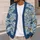 Blue Coastal Fish Motif for Relaxed Weekend Layering, Nautical Style for Ocean Lovers All-over Print Knitted Cardigan - 5