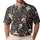 Halloween Skull Ghost Pumpkin Motif for Spooky Party Style and Costume Events for Men Men's Polo Shirt - 1