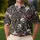 Halloween Skull Ghost Pumpkin Motif for Spooky Party Style and Costume Events for Men Men's Polo Shirt - 4