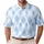 Blue Argyle Diamonds For Refined Golf Days And Country Club Style For Women Players Men's Polo Shirt - 1