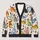 Colorful Hand-Drawn Cat Friends for Playful Autumn Layering, Whimsical Women’s Style All-over Print Knitted Cardigan - 1