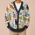 Colorful Hand-Drawn Cat Friends for Playful Autumn Layering, Whimsical Women’s Style All-over Print Knitted Cardigan - 6