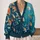 Colorful Fish Ocean Scene for Relaxed Summer Layering and Artistic Everyday Style All-over Print Knitted Cardigan - 2