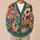 Bohemian Floral Patchwork Layers for Everyday Creative Style and Weekend Getaway Dressing All-over Print Knitted Cardigan - 6