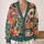 Bohemian Floral Patchwork Layers for Everyday Creative Style and Weekend Getaway Dressing All-over Print Knitted Cardigan - 2