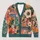 Bohemian Floral Patchwork Layers for Everyday Creative Style and Weekend Getaway Dressing All-over Print Knitted Cardigan - 1