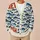 Blue Fish and Red FISH NET Motif for Relaxed Coastal Layering and Weekend Wear All-over Print Knitted Cardigan - 6