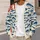 Blue Fish and Red FISH NET Motif for Relaxed Coastal Layering and Weekend Wear All-over Print Knitted Cardigan - 5