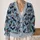 Gothic Bats, Holly And Festive Lights For Cozy Winter Holiday Layering Style For Women All-over Print Knitted Cardigan - 2