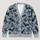 Gothic Bats, Holly And Festive Lights For Cozy Winter Holiday Layering Style For Women All-over Print Knitted Cardigan - 1