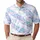 Pastel Mermaid Scale Honeycomb Motif for Coastal Golf Style and Resort Wear Lovers Men's Polo Shirt - 1