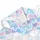 Pastel Mermaid Scale Honeycomb Motif for Coastal Golf Style and Resort Wear Lovers Men's Polo Shirt - 6