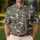 Golf Camo Fairway Silhouettes for Weekend Rounds, Club Events, and Casual Outdoor Style Men's Polo Shirt - 4