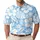 Hibiscus And Monstera Tropical Golf Style For Couples At Sunny Resort Getaways Men's Polo Shirt - 1