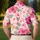 Pink Hibiscus Shells And Starfish For Tropical Golf Days And Resort Weekends Outdoors Men's Polo Shirt - 5