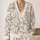 Pastel Butterfly Garden Motifs for Spring Outings and Everyday Layering for Women All-over Print Knitted Cardigan - 2
