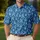 Prostate Cancer Blue Ribbon Figures for Golf Days and Survivor Support Gifts for Men Men's Polo Shirt - 4