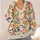 Cute Puppy Floral Style for Everyday Outings and Photoshoots, Women’s Casual Layering All-over Print Knitted Cardigan - 4