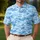 Blue Water Camo Golf Style For Outdoor Sport, Summer Travel, And Gifts For Active Dads Men's Polo Shirt - 4