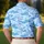 Blue Water Camo Golf Style For Outdoor Sport, Summer Travel, And Gifts For Active Dads Men's Polo Shirt - 5