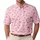 Pink Golf Icons for Resort Rounds and Weekend Fairways, Men and Women, Casual Style Men's Polo Shirt - 1
