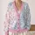 Pastel Floral Botanical Motifs for Soft Everyday Layering and Spring Weekend Style All-over Print Knitted Cardigan - 2