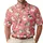 Coral Cat Motifs for Golf Days and Playful Weekend Outings, Animal Lovers and Cat Fans Men's Polo Shirt - 1