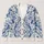 Blue And White Porcelain Florals For Elegant Everyday Layering And Women’s Style All-over Print Knitted Cardigan - 1
