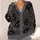Black Cat Witch Hat Motifs For Cozy Autumn Layering And Halloween Gatherings, Women All-over Print Knitted Cardigan - 4