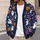 Ghost Pumpkin Halloween Style for Women, Cute Autumn Party and Everyday Layering Look All-over Print Knitted Cardigan - 5