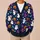 Ghost Pumpkin Halloween Style for Women, Cute Autumn Party and Everyday Layering Look All-over Print Knitted Cardigan - 6