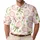 Tennis Racket Bows and Green Balls for Country Club Summer Matches and Resort Style Men's Polo Shirt - 1