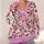 Whimsical Pink Cat Motifs for Playful Everyday Layering and Youthful Weekend Style All-over Print Knitted Cardigan - 4