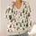 Snowman Evergreen Winter Scene for Cozy Holiday Layering, Women’s Autumn Wardrobe All-over Print Knitted Cardigan - 4