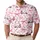 Pink Bow Golf Cart Motifs for Summer Country Club Style and Women’s Golf Outings Men's Polo Shirt - 1