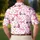 Pink Bow Golf Cart Motifs for Summer Country Club Style and Women’s Golf Outings Men's Polo Shirt - 5