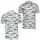 Navy Fish Motif for Coastal Golf and Resort Days, Women’s Nautical Summer Vacation Style Men's Polo Shirt - 2