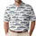 Navy Fish Motif for Coastal Golf and Resort Days, Women’s Nautical Summer Vacation Style Men's Polo Shirt - 1