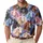 Colorful Horse Faces for Equestrian Fans at Country Club Summer Events and Riding Days Men's Polo Shirt - 1